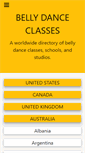 Mobile Screenshot of bellydanceclasses.net